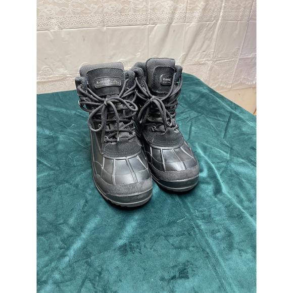 Kamik Other - Kamik Wausau Mens Winter Boots Black Waterproof Snow Duck Boots WK0419N Size 9